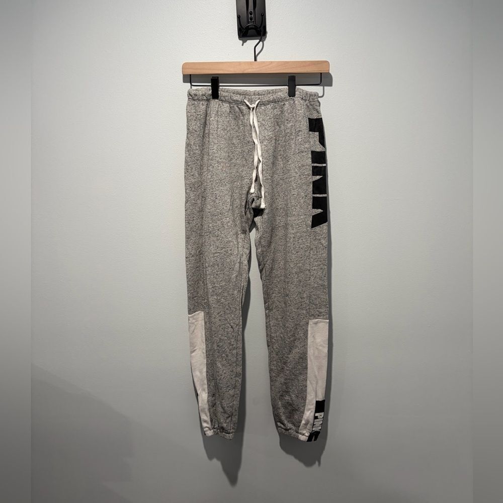 Victoria’s Secret PINK Grey White and Black Jogger Sweatpants XS